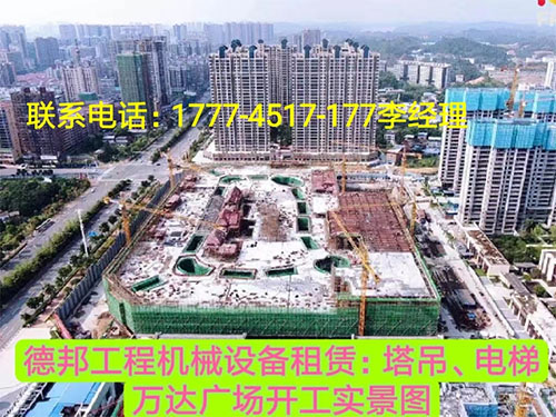 萬達(dá)廣場(chǎng)、岳麓青城一二三期   租賃塔吊、電梯實(shí)情